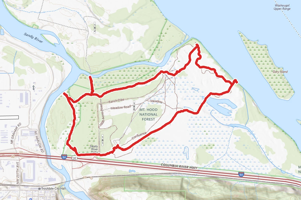 Sandy River Delta Perimeter Trail
