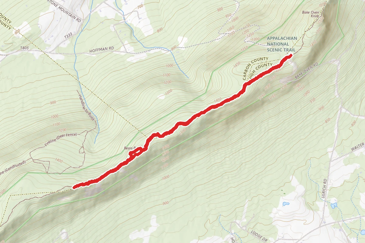 Knifes Edge via Appalachian Trail