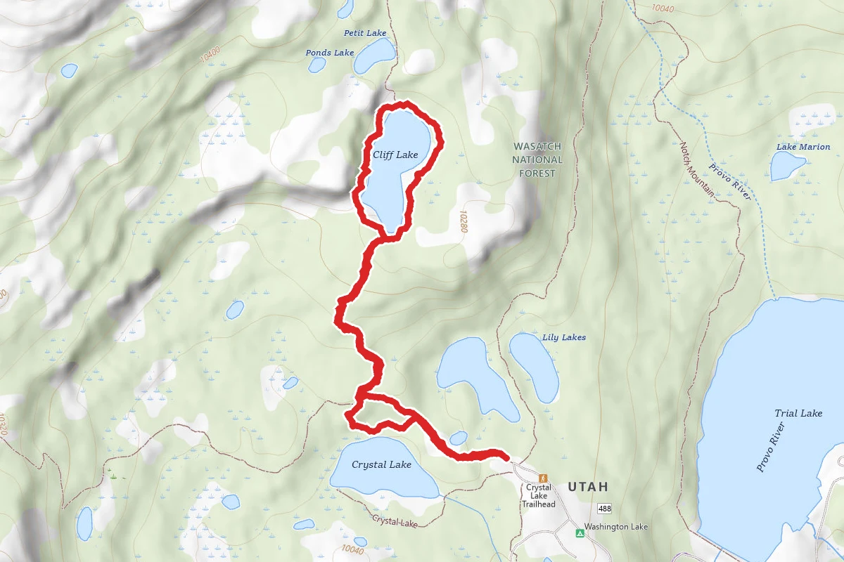 Cliff Lake via Clyde Lake Trail