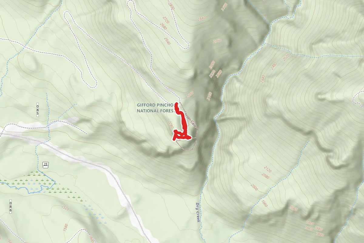 Layser Cave Trail