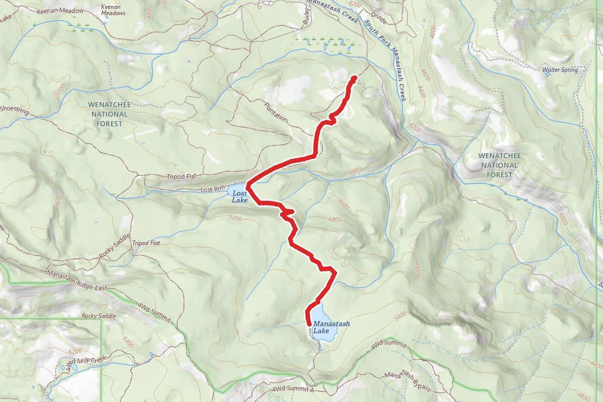 Manastash Lake Trail