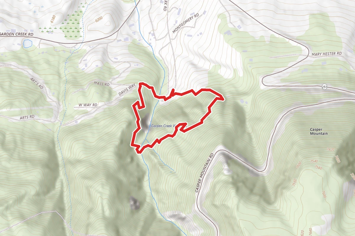 Garden Creek Waterfall Loop
