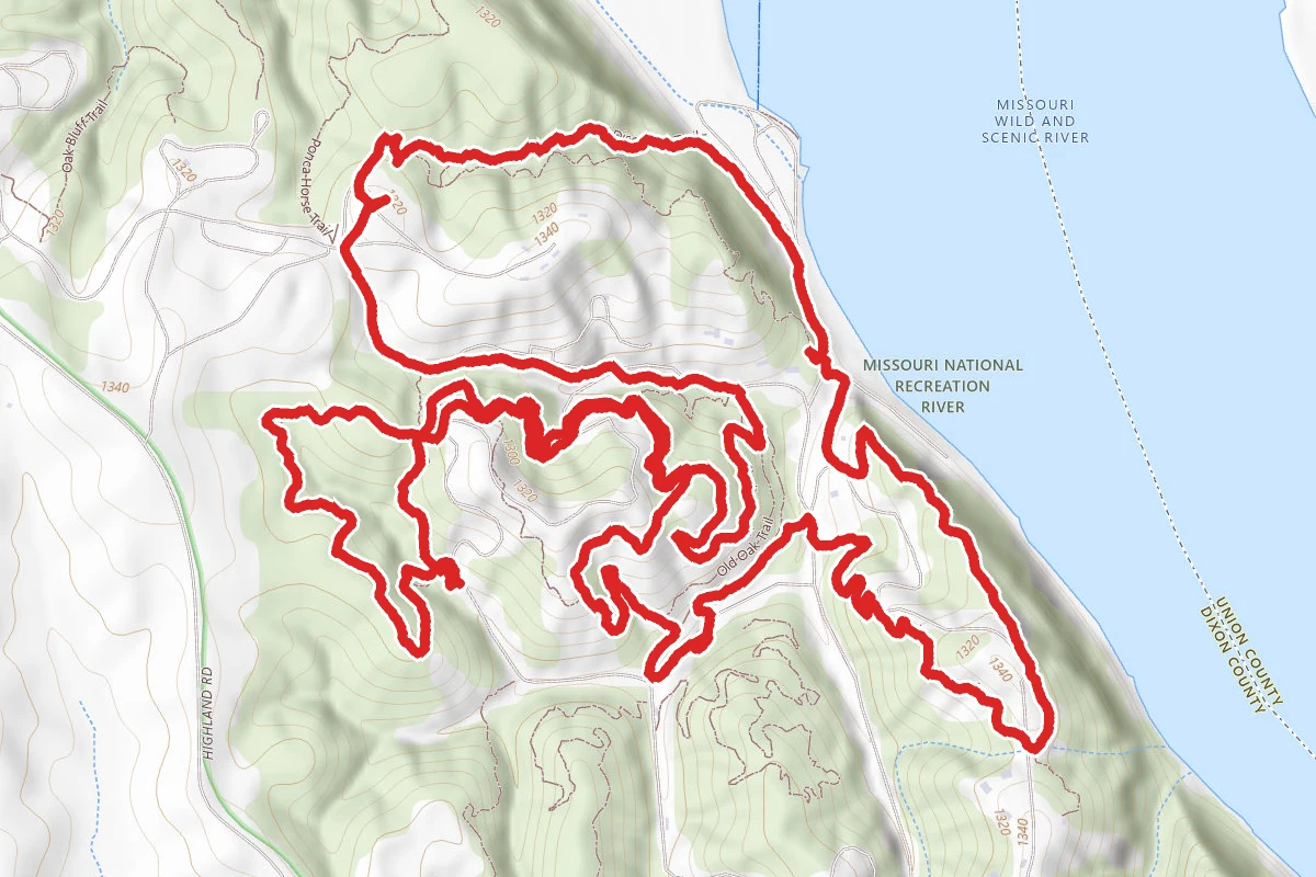 Ponca State Park Trails