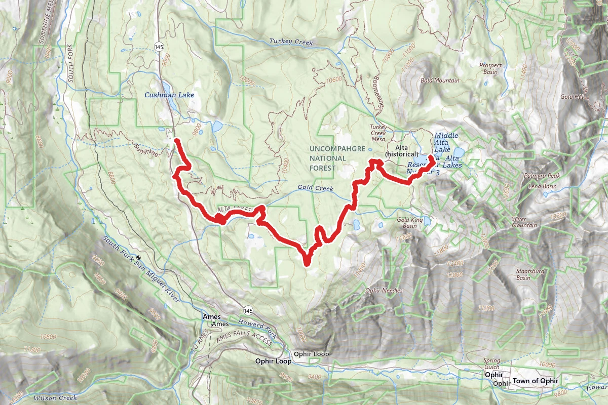 Alta Ghost Town OHV Trail