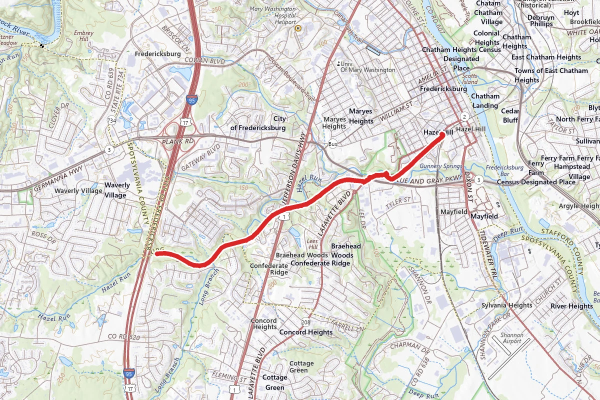 Virginia Central Railway (Fredericksburg)