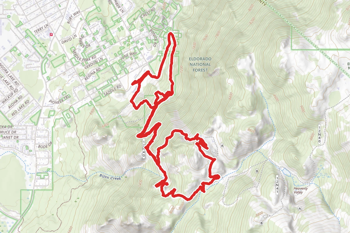 Heavenly Valley Ski Resort Trails