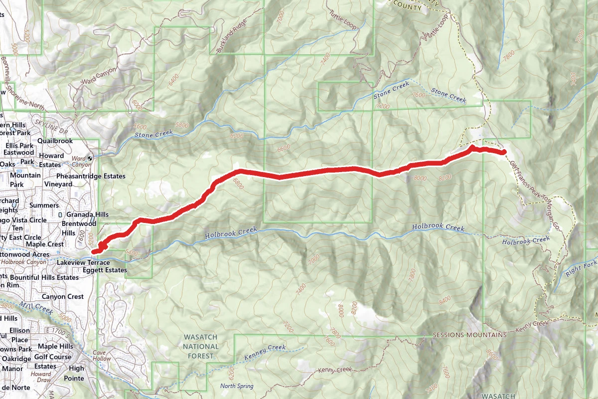 North Holbrook Route Trail