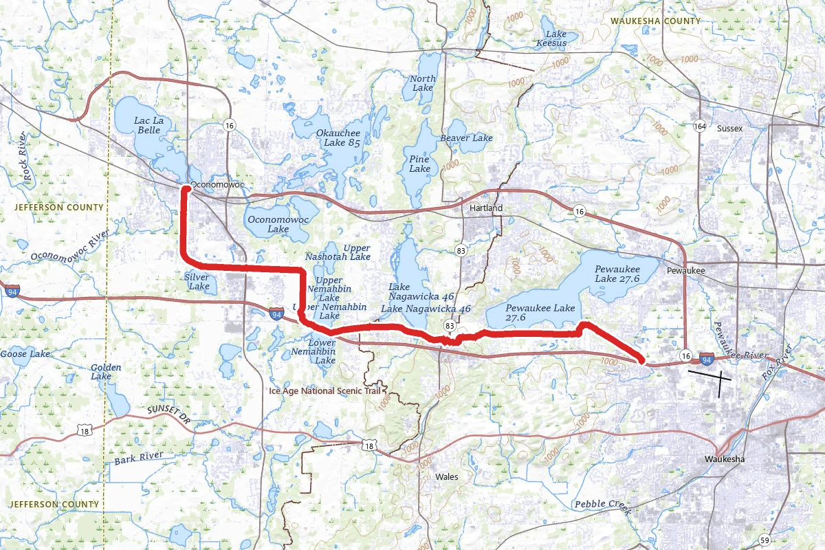 Lake Country Recreation Trail
