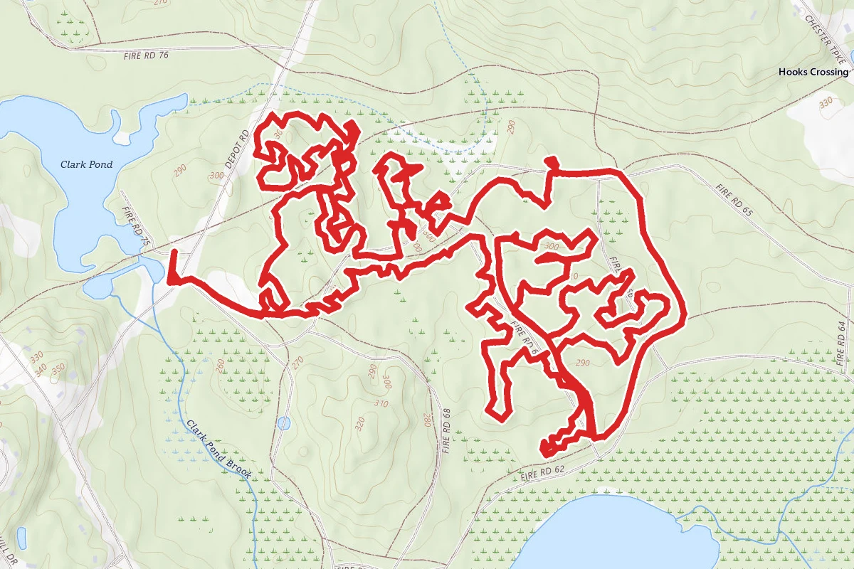 FOMBA Trails- Lady Slipper, Deer Run, Moose Tracks, and Fisher Cat Loop Trails