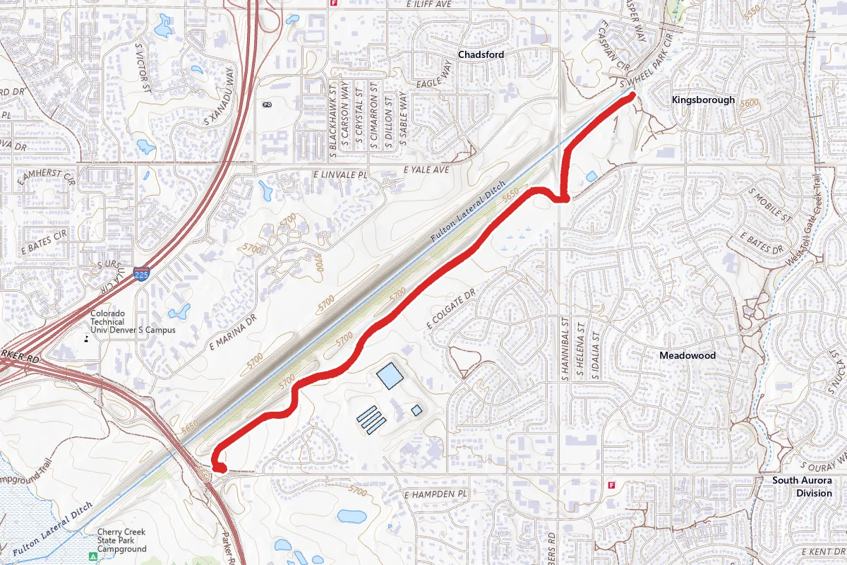 Cherry Creek Spillway Trail