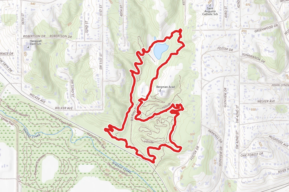 Ashworth Park to Greenwood Park Singletrack