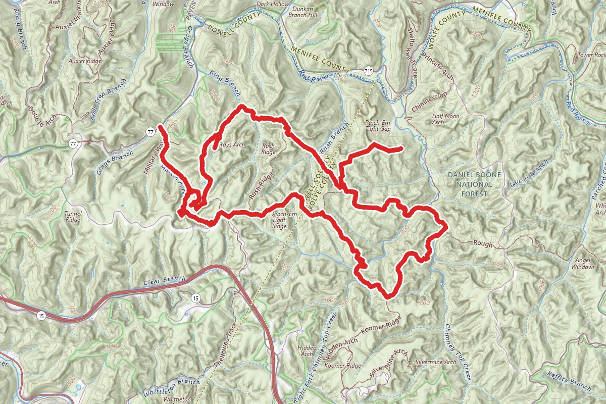 Red River Gorge Loop
