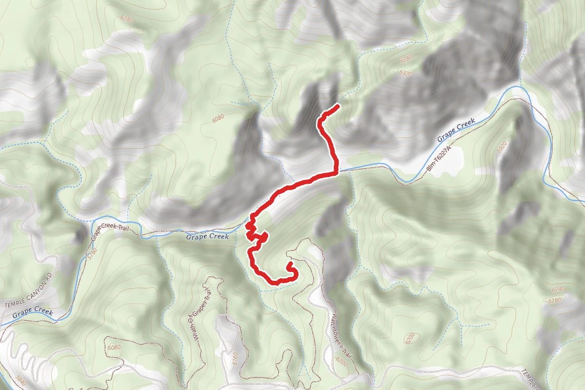 Temple Trail via Temple Ridge Campground