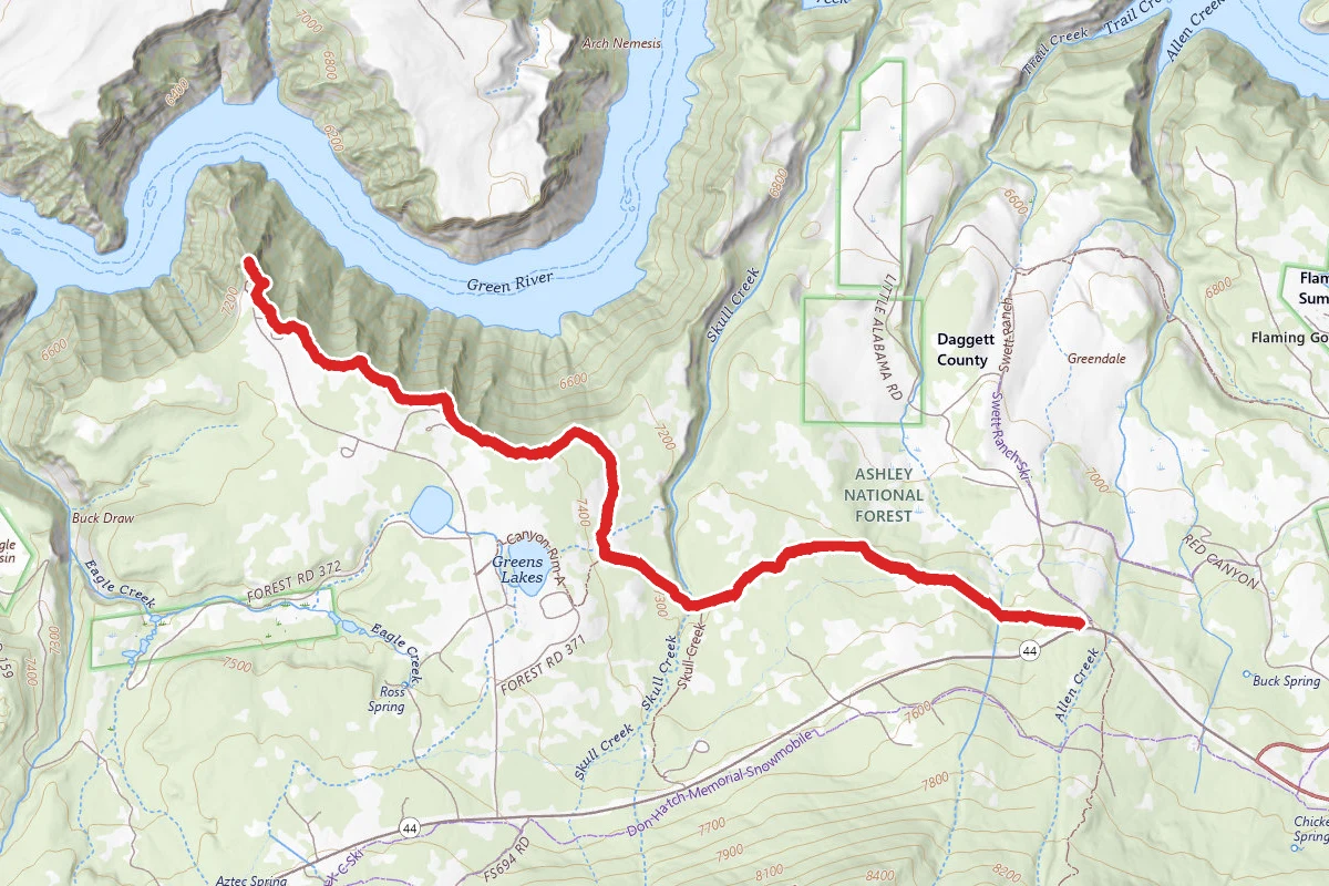Red Canyon Rim Trail