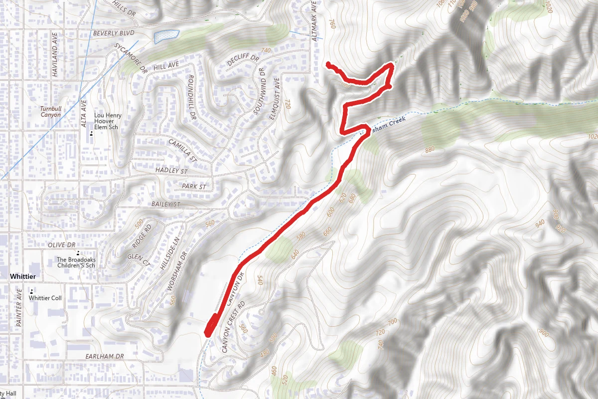 Worsham Canyon Trail