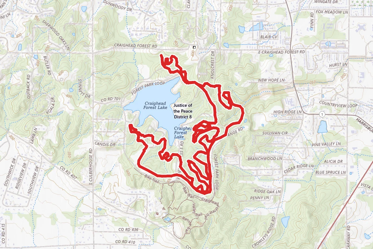Craighead Forest Trails Loop