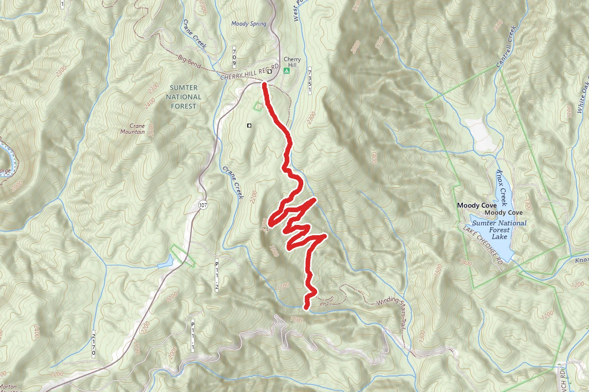 Miuka Falls (Cheohee Falls) and Secret Falls via Winding Stairs Trail