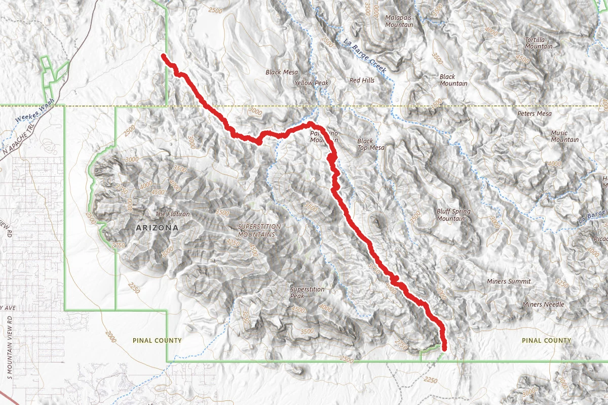 Peralta Trail to First Water