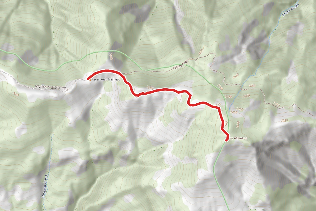 Reyes Peak Trail