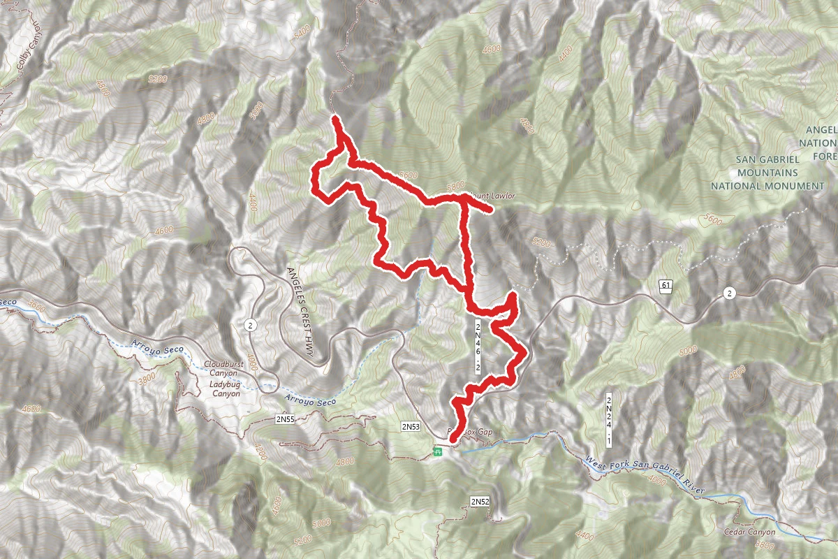 Mount Lawlor via Strawberry Peak Trail Loop