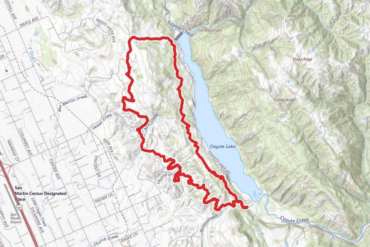 Gaviota, Harvey Bear and Calaveras Trail