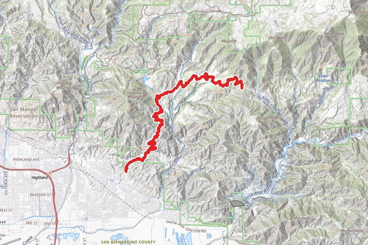 Plunge Creek Truck Trail