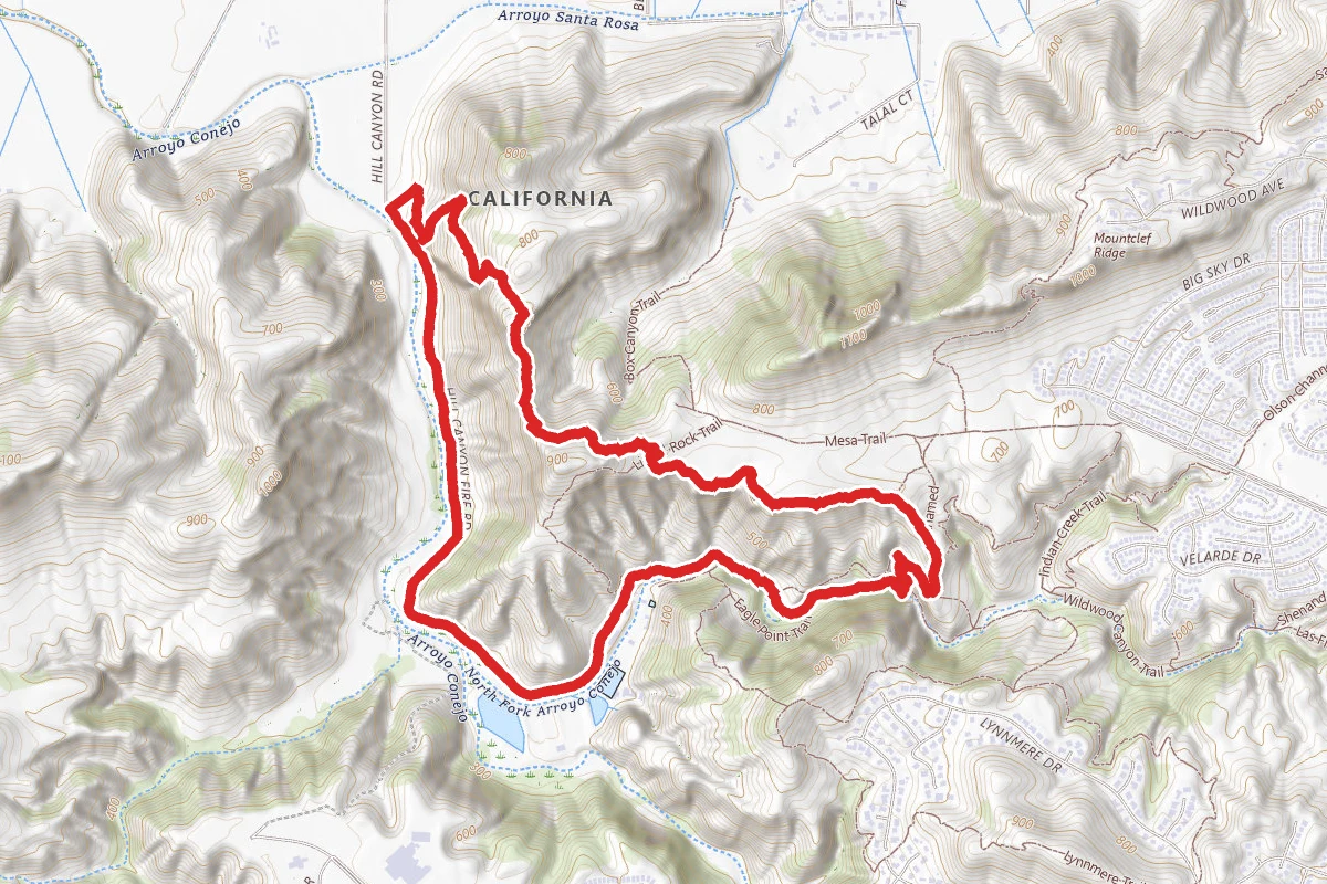 Canyon Overlook Trail to Wildwood Canyon Trail Loop