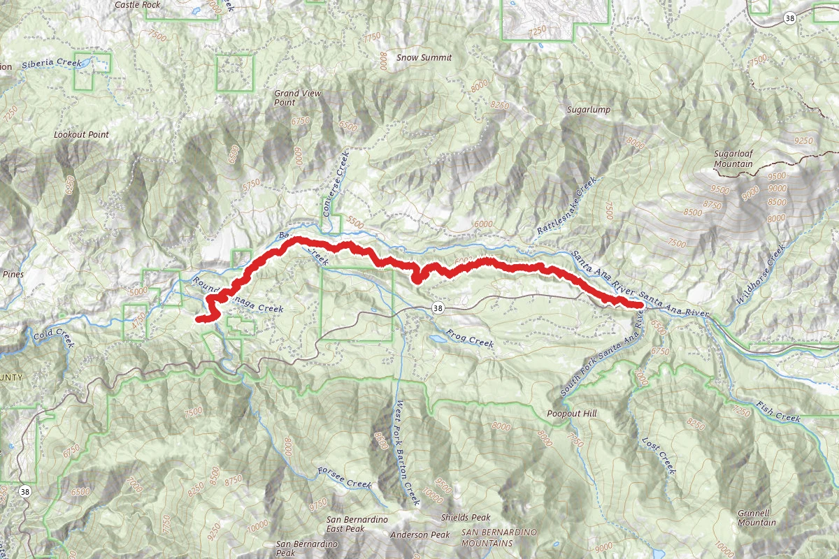 Santa Ana River Trail - Eastern Portion