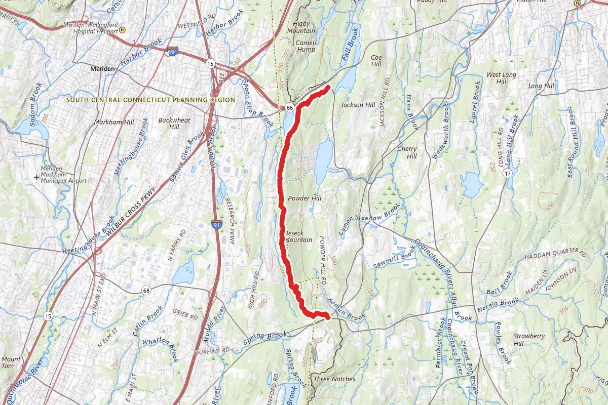 Mattabesett Blue Trail Section 11