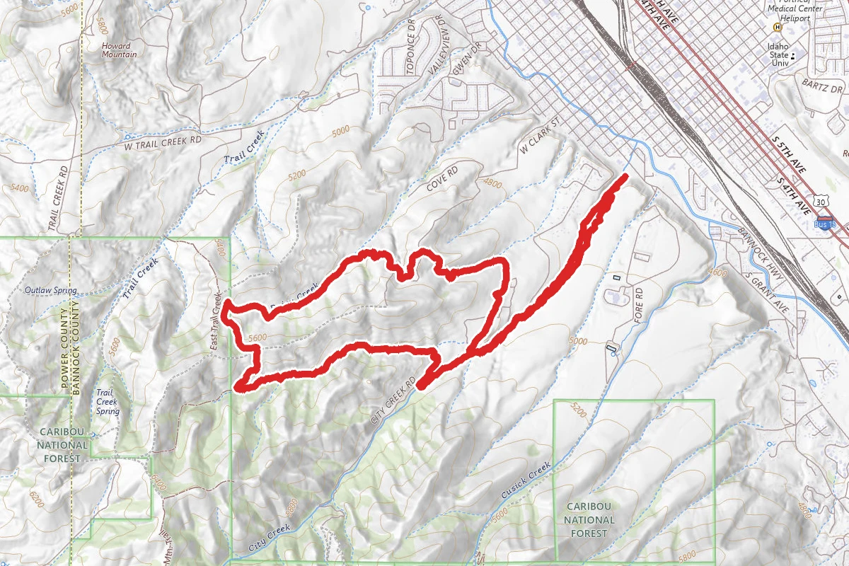 City Creek Outlaw Springs Loop