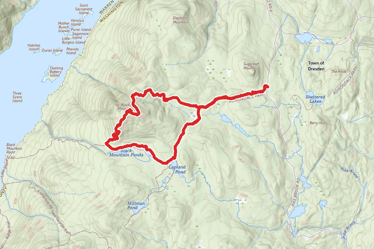 Black Mountain and Lake George Trail