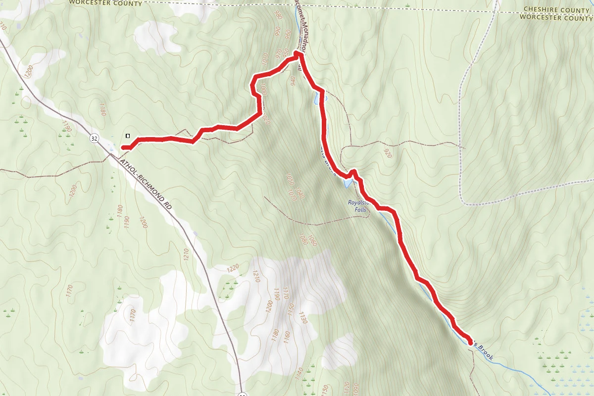 Royalston Falls via Tully Trail