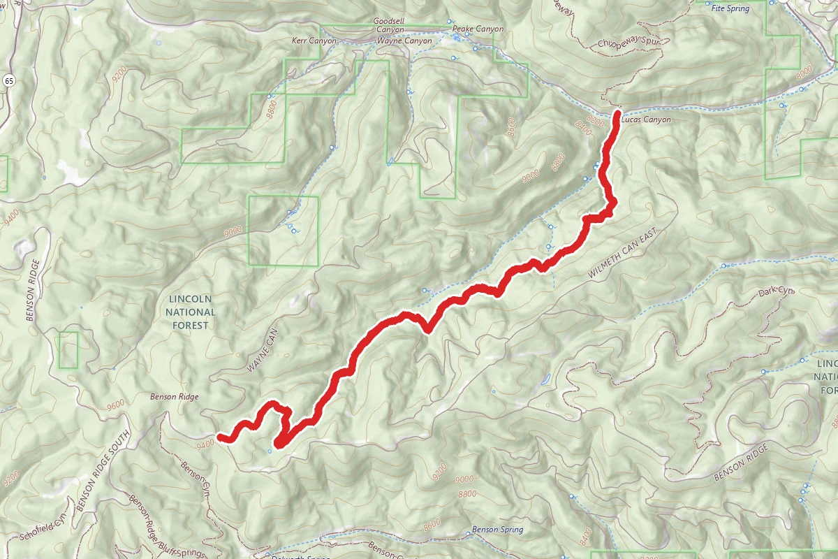 Lucas Canyon Trail