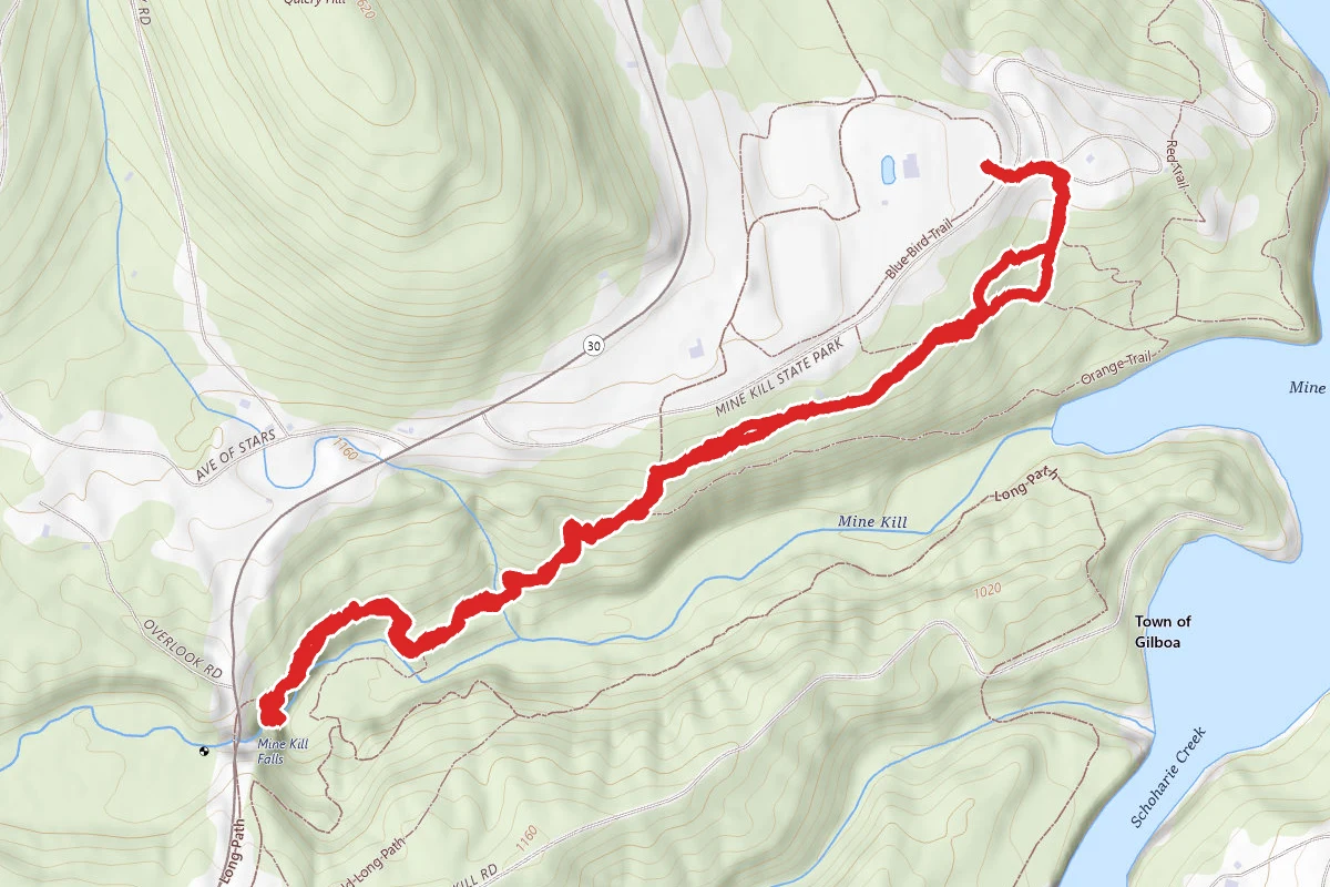 Mine Kill Falls via Orange Trail