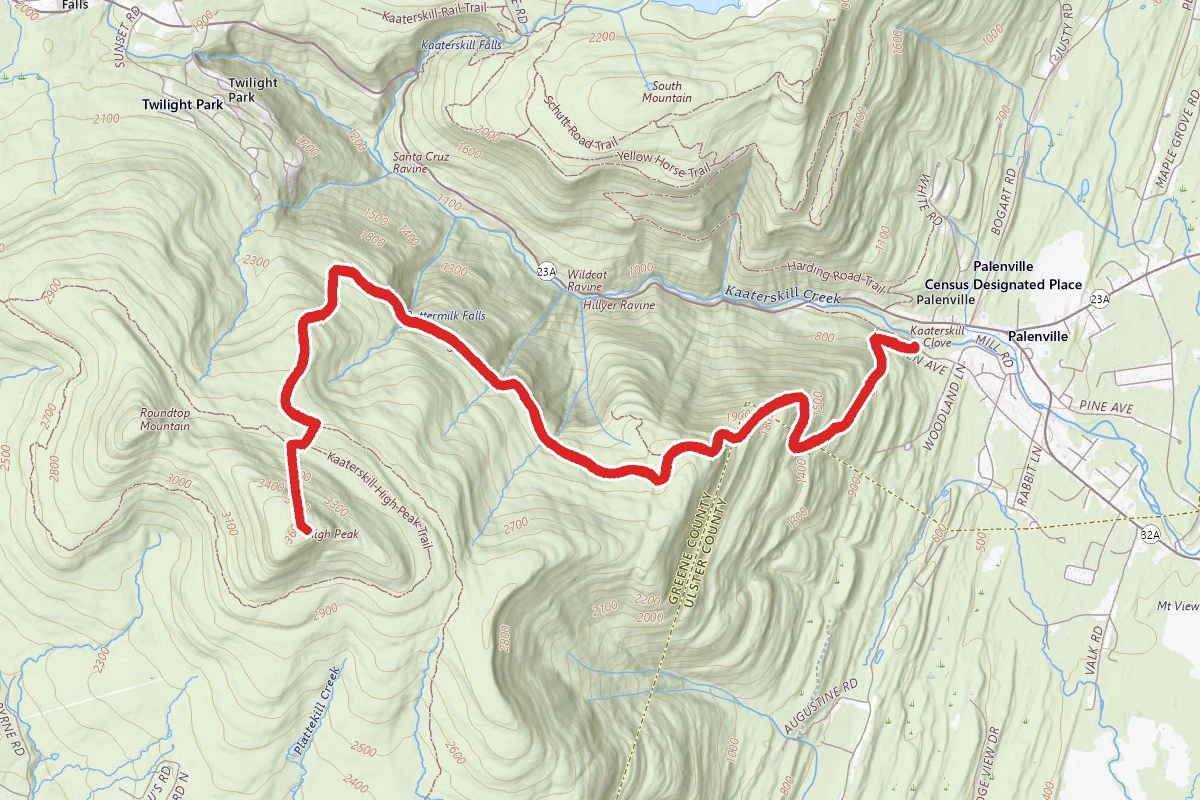 Kaaterskill High Peak via Long Path Trail