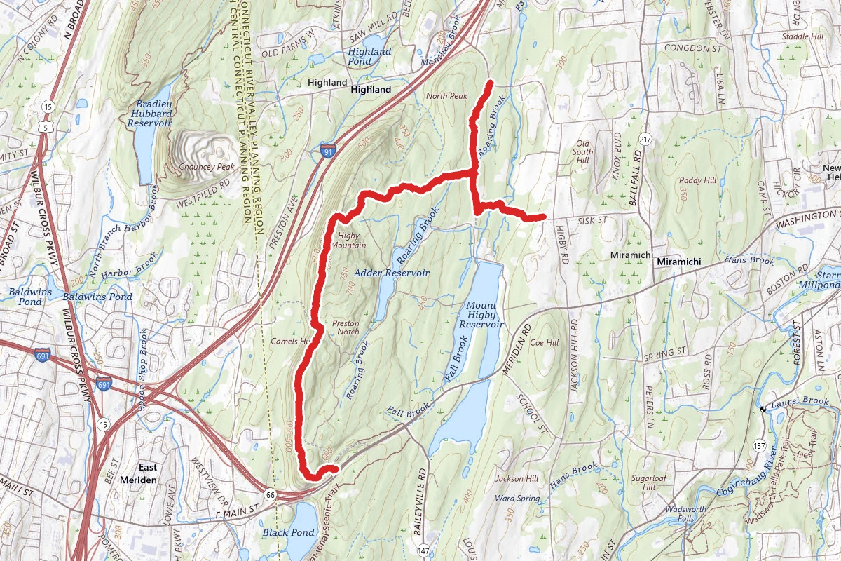 Mattabesett and Mount Higby Trail