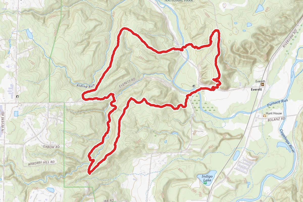 Perkins Trail, Riding Run, and Furnace Trail Loop