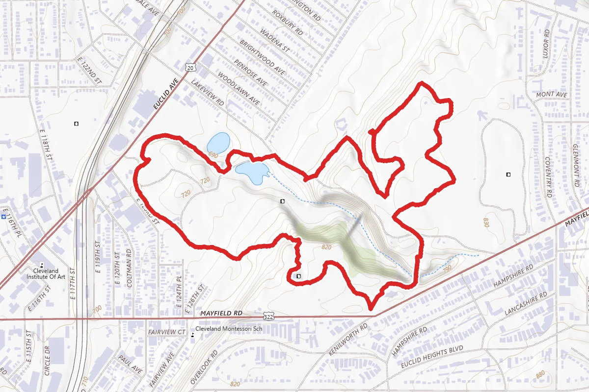 Lake View Cemetery Loop