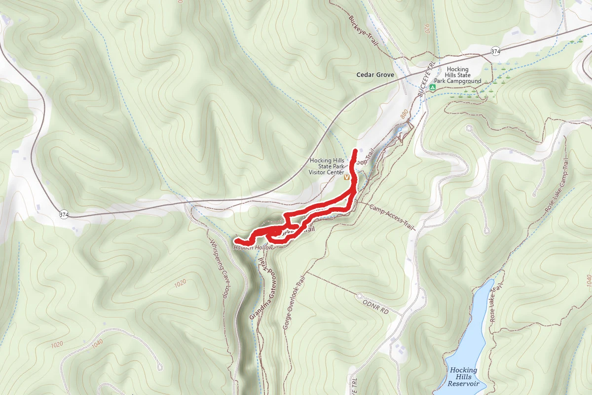 Broken Rock Falls Loop