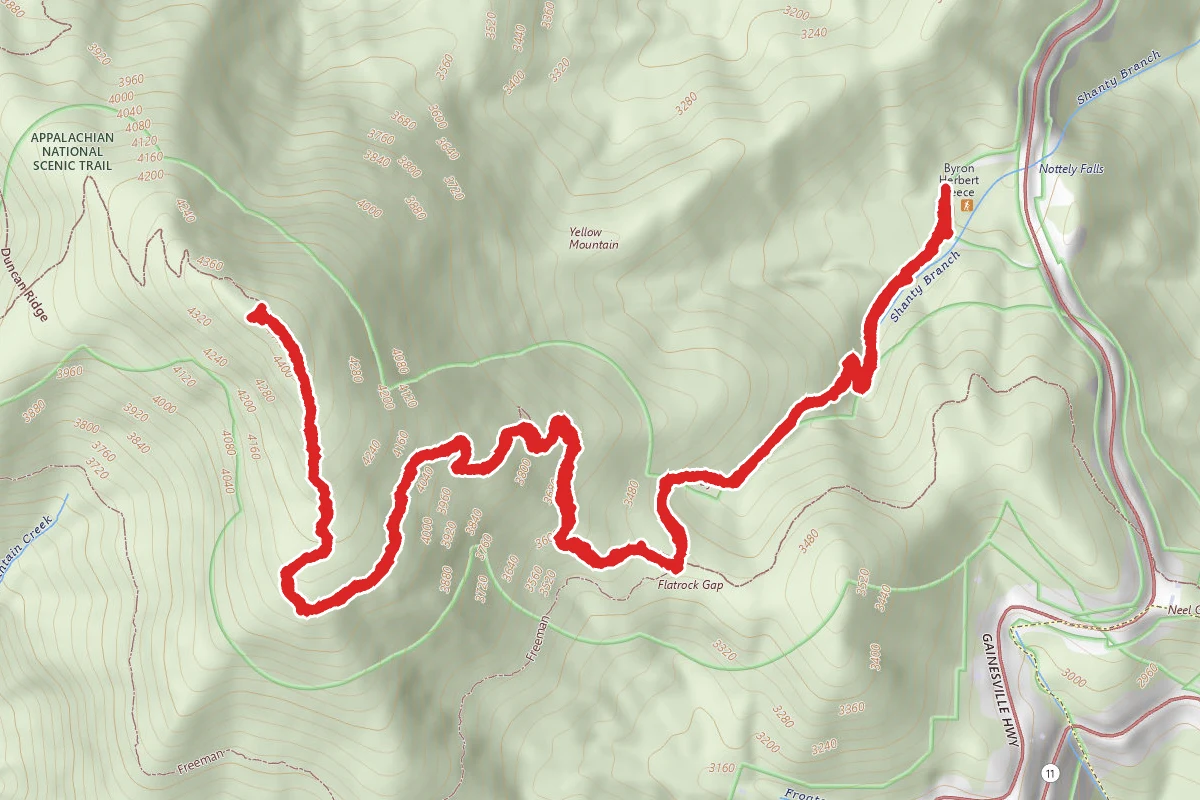 Neels Gap to Blood Mountain