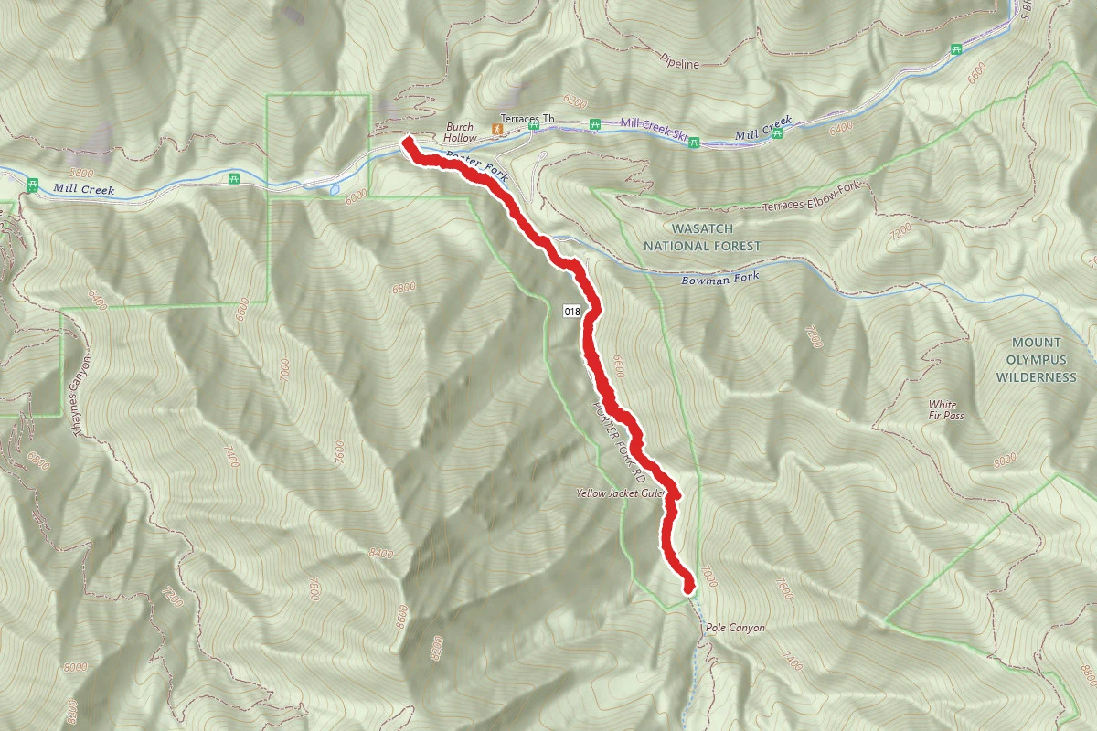 Porter Fork Paved Trail