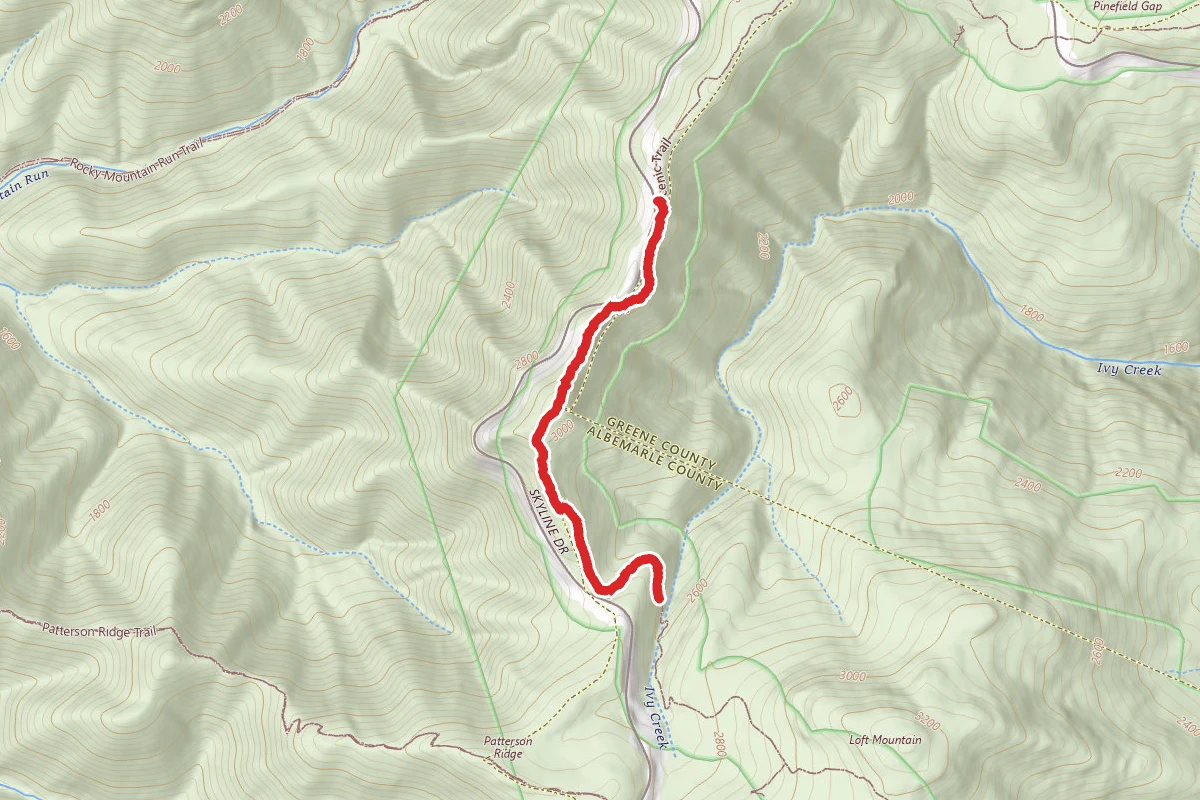 Ivy Creek via Appalachian Trail