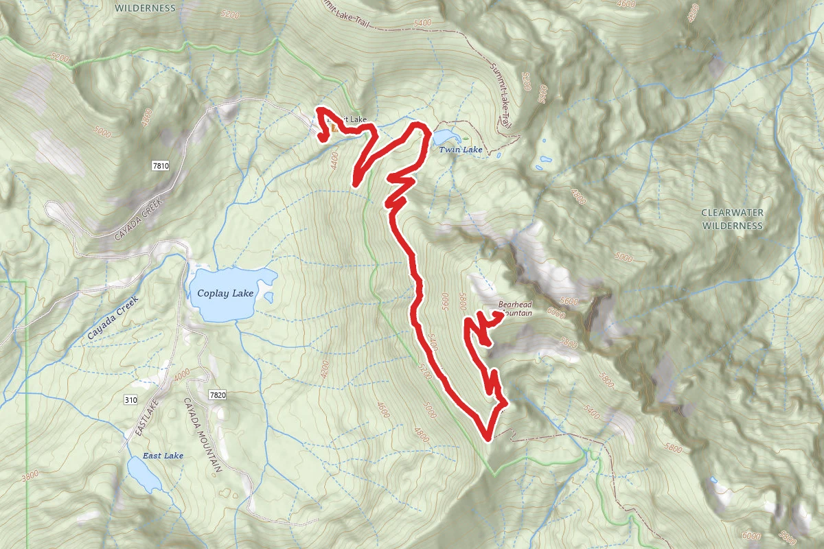 Carbon Trail to Bearhead Trail
