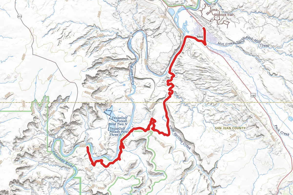 Kane Creek Canyon OHV Trail
