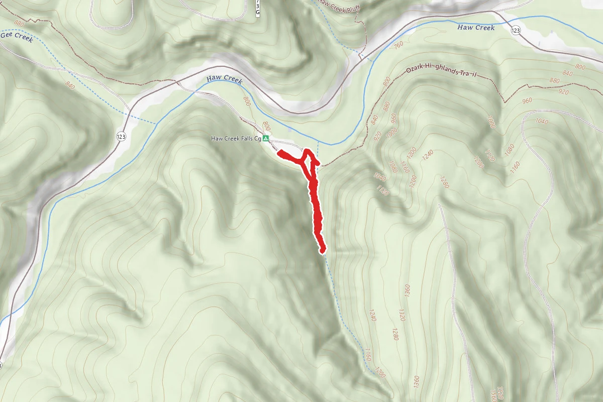 Pack Rat Falls Trail