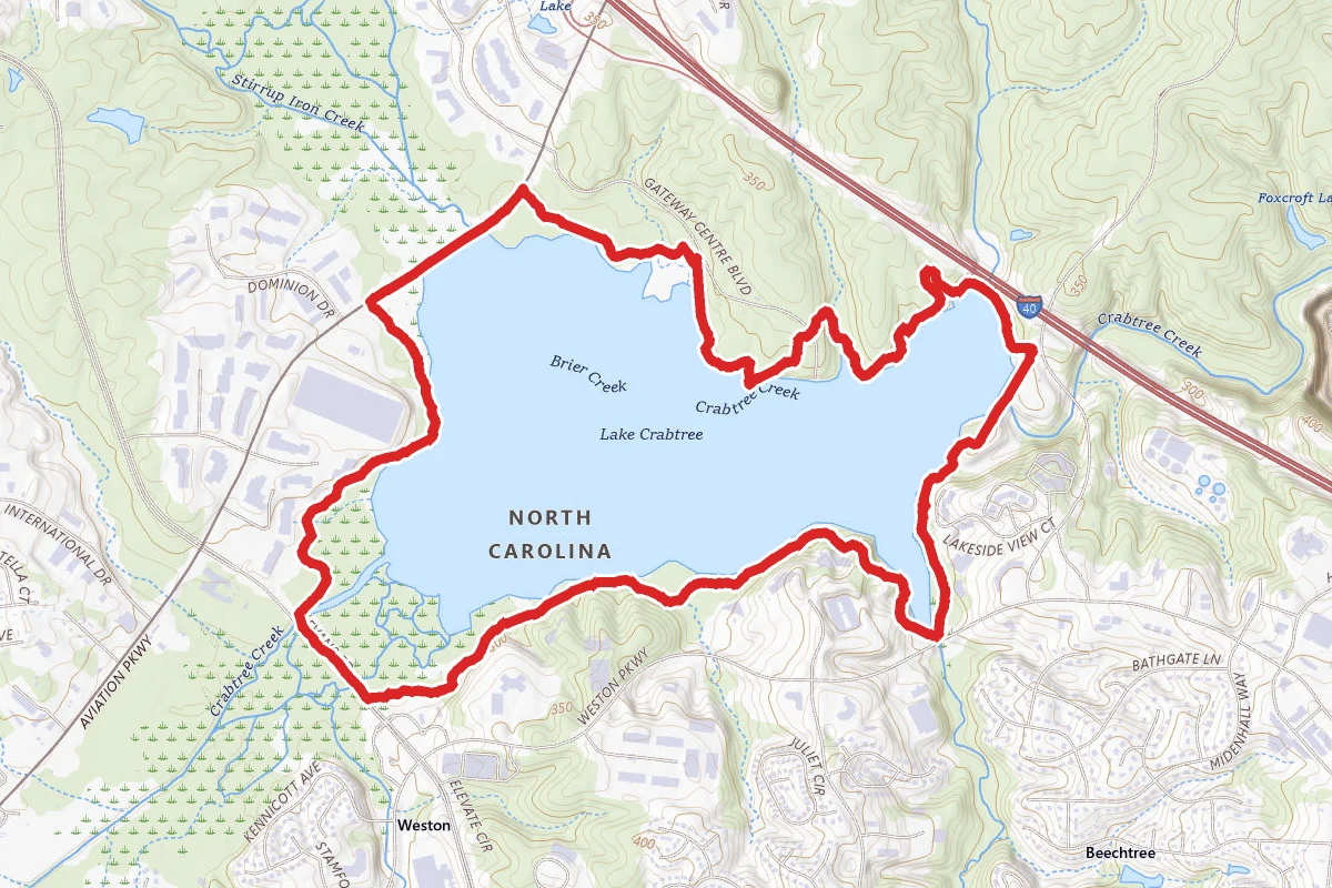 Lake Crabtree Trail