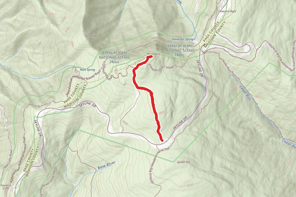 Upper Hawksbill Trail