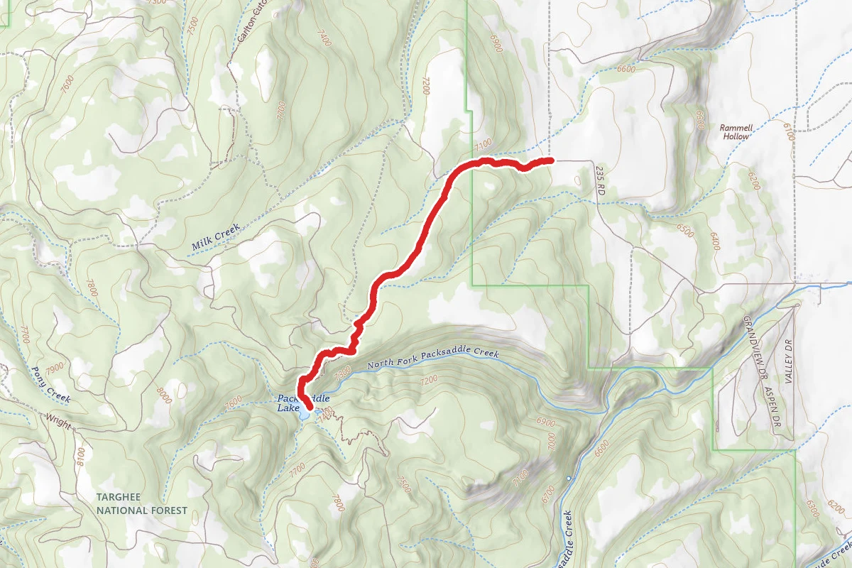 Packsaddle Lake