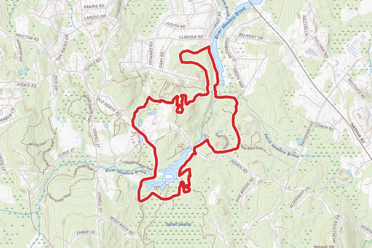Great Brook Farm Woodchuck, Chicken, and Beaver Loop Trail