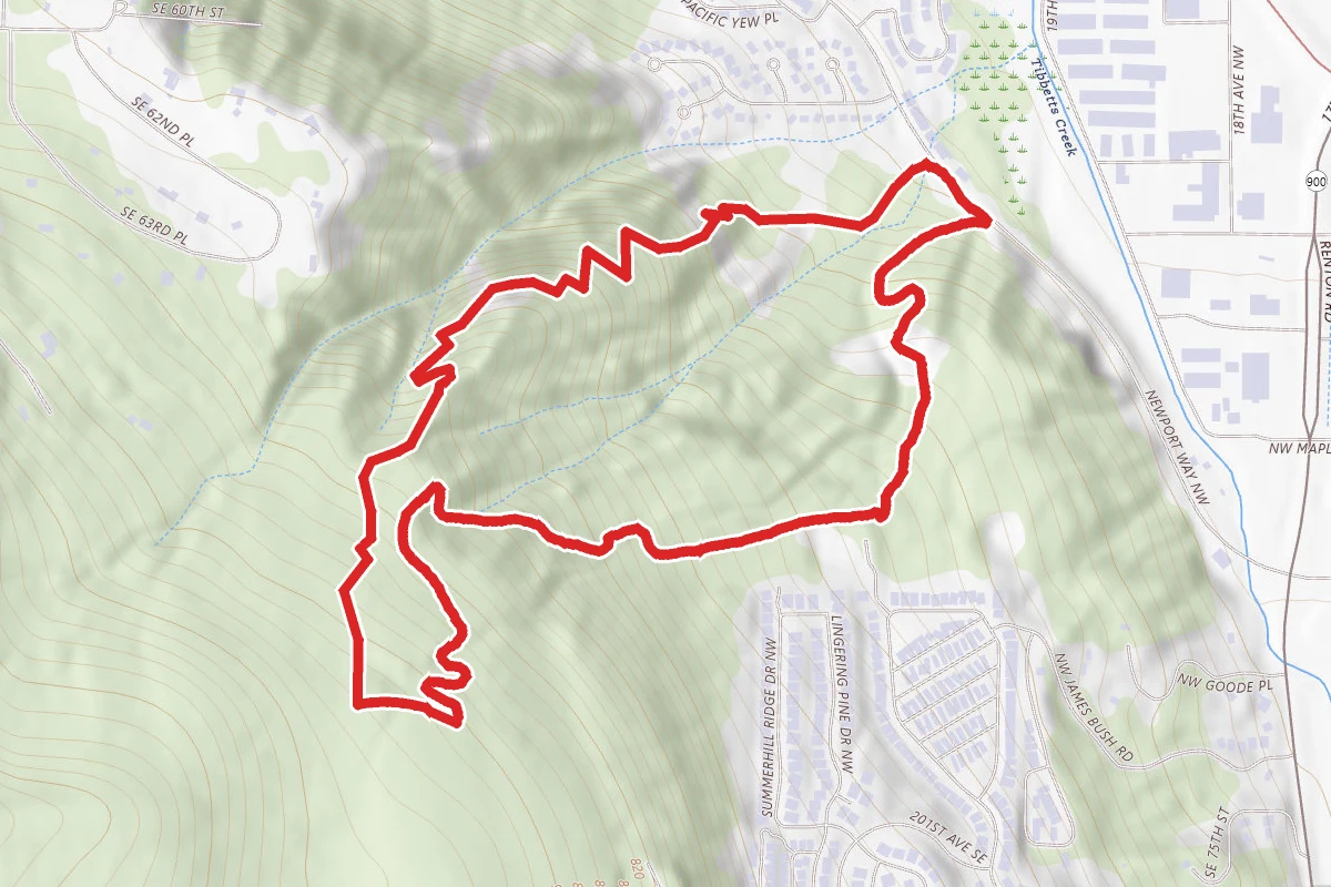 Big Tree Ridge, Red Cedars, Surprise Creek, Precipice Top and Military Ridge Trail Loop